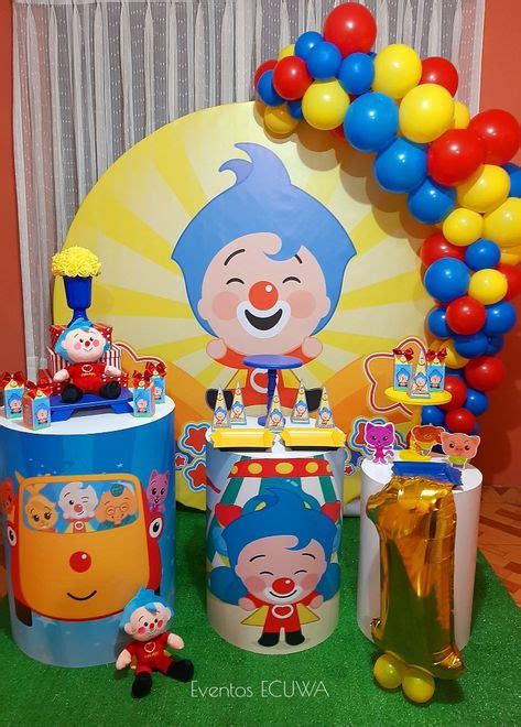 18 Ideas De Plim Plim Payaso En 2021 Fiesta De Cumpleaños De Niños