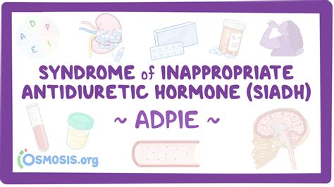Syndrome Of Inappropriate Antidiuretic Hormone Siadh Nursing Process