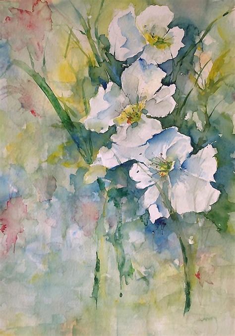 Watercolor Wild Flowers Painting By Robin Miller Bookhout Pixels