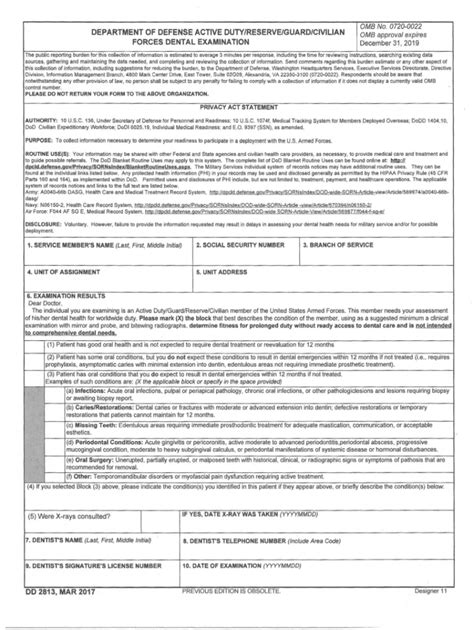 Dd2813 Form Fill Out And Sign Printable Pdf Template Signnow