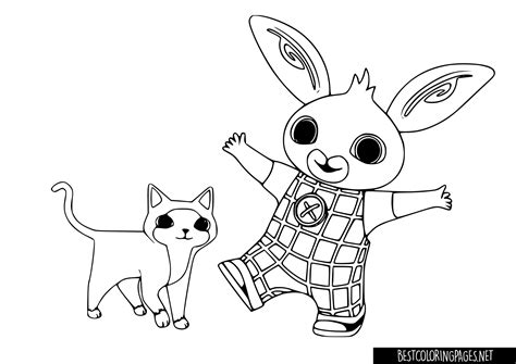 Bing Bunny 1 Free Printable Coloring Pages