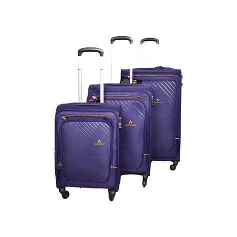 Buy VIP Aristocrat Fort Set Of 3 Trolley Bags Soft Body Luggage Bags