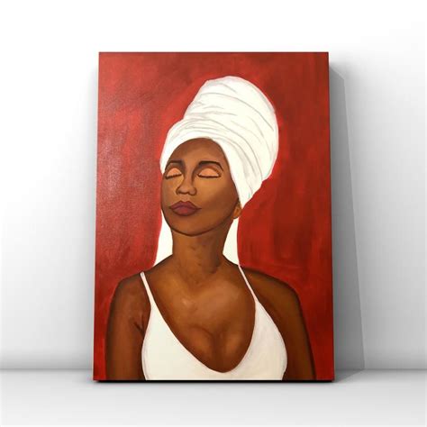 Acrylic African Women Paintings