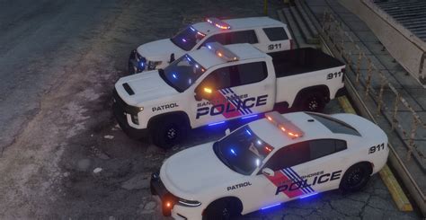 Fivem Sandy Shores Police Car Pack 3 Cars Fivem Ready Etsy