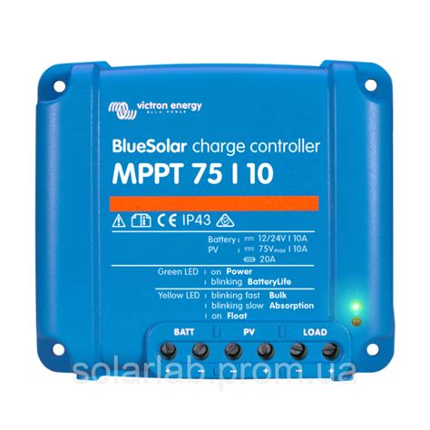 Купить Солнечный контроллер заряда Victron Energy BlueSolar MPPT 75 10