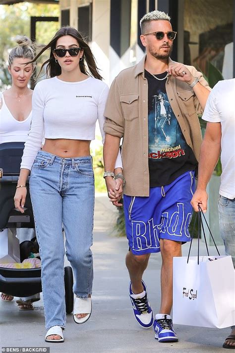 scott disick 37 holds hands with girlfriend amelia hamlin 19 during shopping trip daily