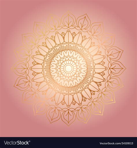 Mandala Background Vector Intricate And Symmetrical Patterns