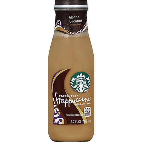 Starbucks Frappuccino Mocha Coconut Chilled Coffee Drink Fl Oz