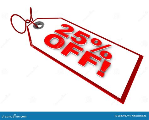 25 Percent Off Royalty Free Stock Images Image 28379879
