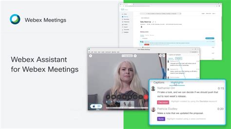 Video Conferencing Cisco Webex Assistant For Webex Meetings