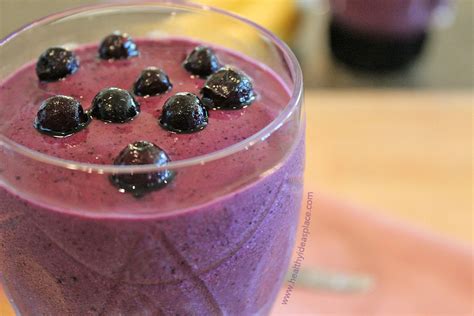 If you are going to eat the smoothie with a spoon, there is. Blueberry-Banana Smoothies - Healthy Ideas Place