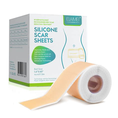 Medical Grade Silicone Scar Sheets Silicone Scar Tape 16 X 60