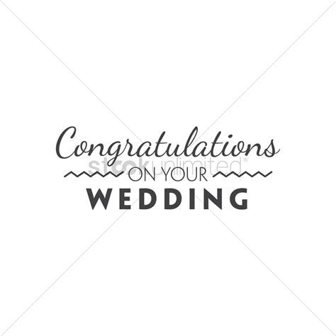 Wedding card new clipart black and white download : Congratulations on your wedding Vector Image - 1791270 | StockUnlimited