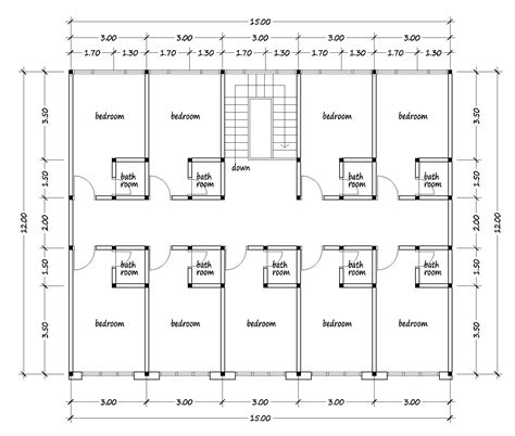 Cool Floor Plan Boarding House Design Philippines