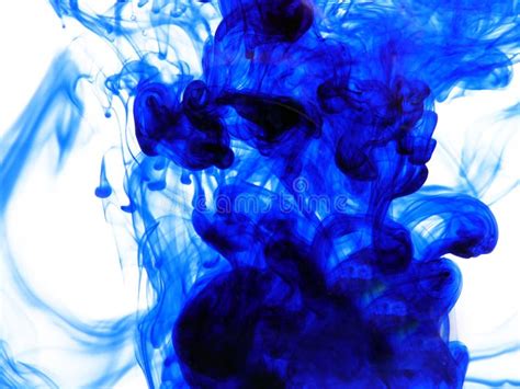 Blue Ink Stock Image Image Of Smoke Aqua Smooth Water 116001
