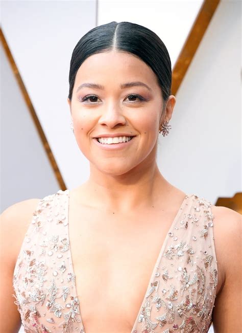 Gina Rodriguez Celebrity Hair And Makeup At The 2018 Oscars