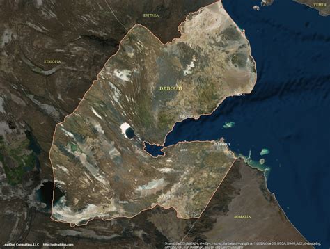 Djibouti Satellite Maps Leaddog Consulting