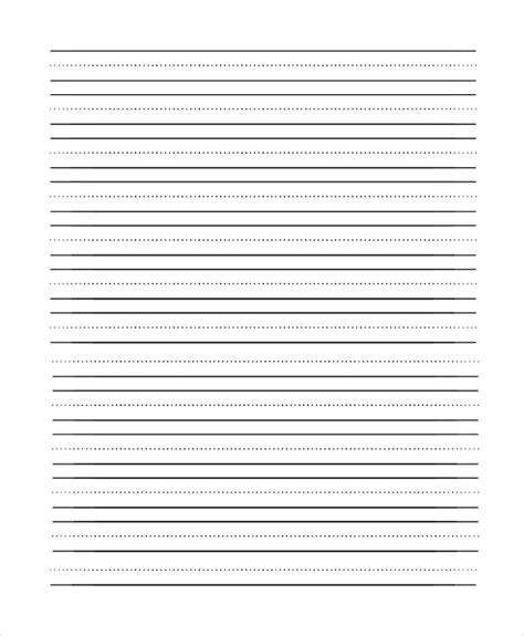 Free Printable Lined Paper With Border Pdf Free 19 Sample Lined Paper