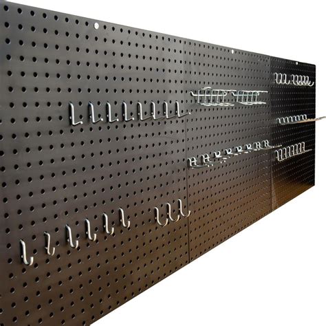Maxim Hd Steel Peg Board Set With Peg Kit Heavy Duty Wall Hanging