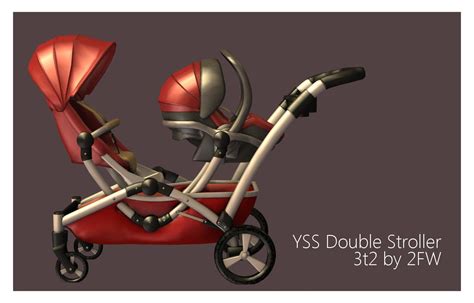 Yss Double Stroller 3t2 Sims 4 Toddler Sims Sims Baby