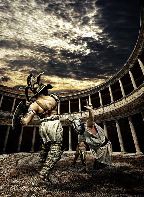 Gladiator Fight By Rigoszabi On Deviantart