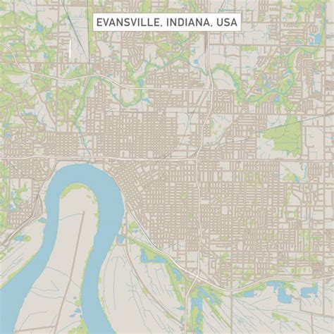 100 Evansville Indiana Map Stock Photos Pictures And Royalty Free