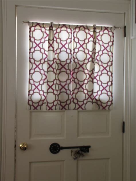 Front Door Window Coverings Adorning And Adding The Extra