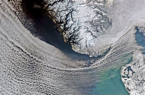 Snow Storms Over Scandinavia Earth From Space Satellite Photos Of