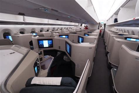 Review Cathay Pacific Airbus A350 900 Business Class The Points Guy