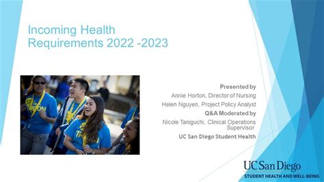 Uc San Diego Incoming Health Requirements 2022 Youtube