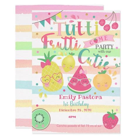 Tutti Frutti Party Signs Twotti Frutti Food Sign Cute Fruits Etsy Artofit