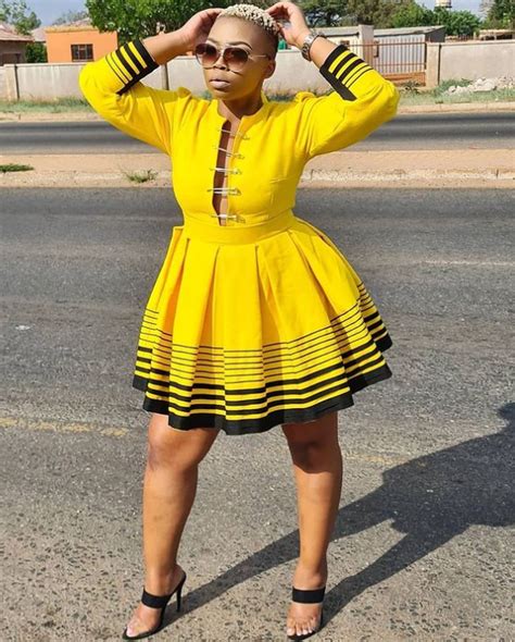 Yellow Xhosa Dresses Sunika Magazine