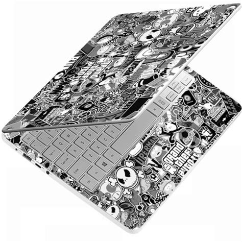 Techfit Full Body Laptop Skin Upto 156 Inch Sticker Compatible For