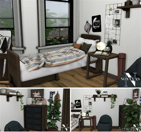 Novvas Dorm Set Office • Sims 4 Downloads