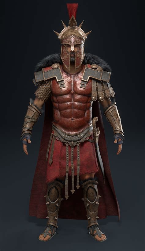 Spartan War Hero Assassins Creed Odysseyfanart Zbrushcentral
