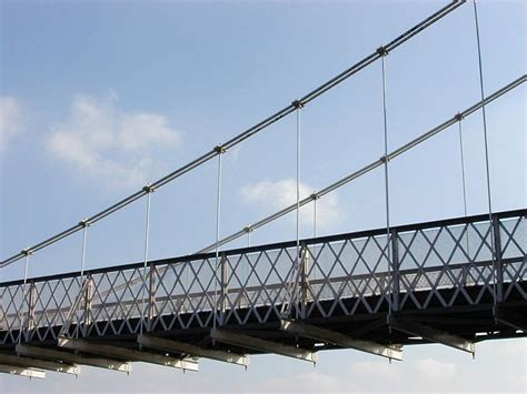 Free Image Of Suspension Bridge Deck In Close Up