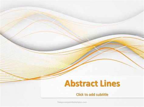 Powerpoint Template Abstract Design