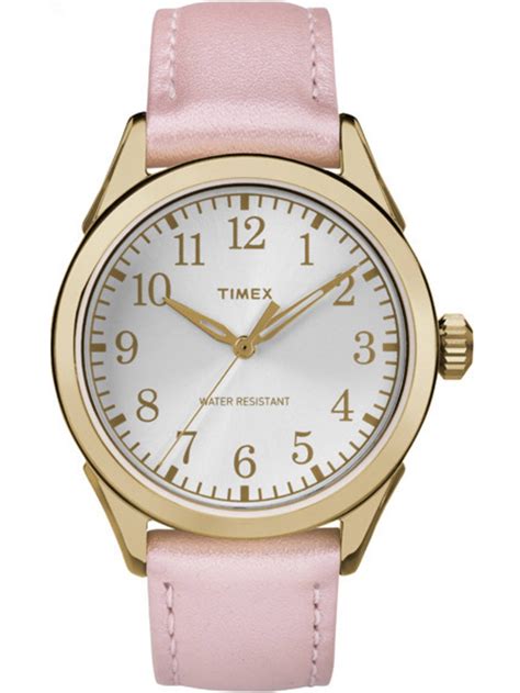 timex women s briarwood terrace watch light pink leather strap