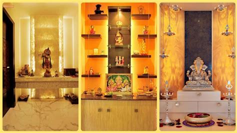 30 Latest Small Pooja Rooms Ideas For Living Room