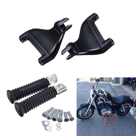 Motorcycle Passenger Rear Foot Pegs Pedals For Harley Sportster 1200