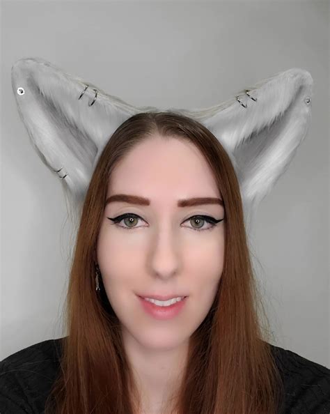 Gray Wolf Ear Headband Wolf Ears Etsy