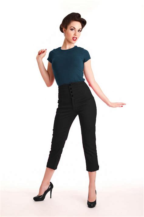 Steady Clothing 50s High Waist Swallow 78 Pants Steady Clothing