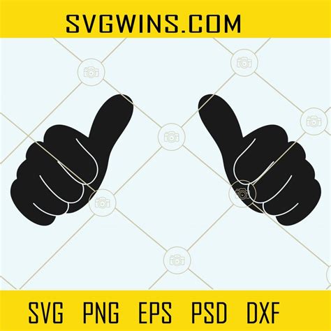 Thumbs Up Hand Gesture Svg Thumbs Up SVG Thumbs Vector Svg Thumbs Up Clipart Svg Thumbs Svg