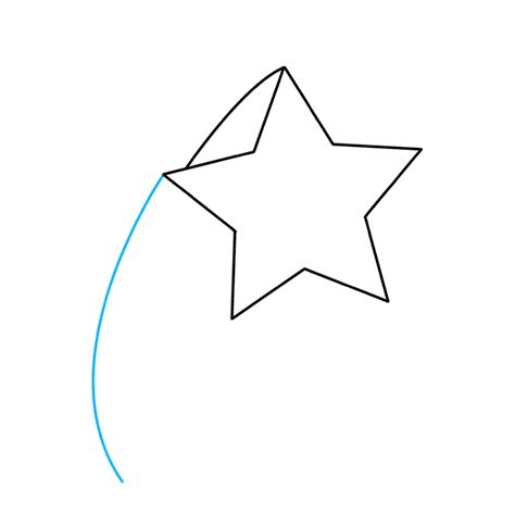 How To Draw A Shooting Star Really Easy Drawing Tutorial Drawing