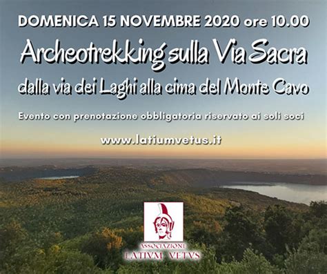 Lunghezza e durata del percorso. Archeotrekking sulla via Sacra fino al Monte Cavo ...