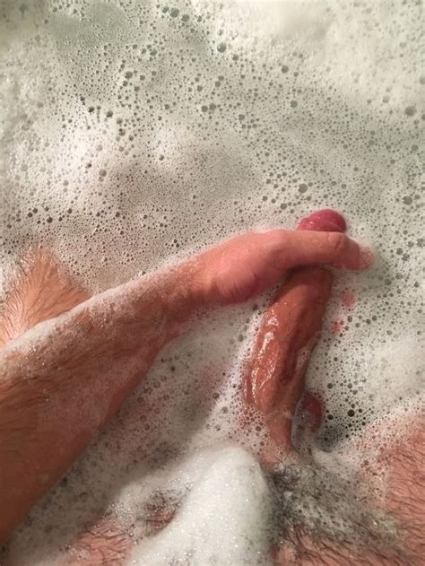 He Massaged My Huge Cock Into The Tub