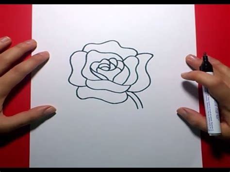 Como Dibujar Una Rosa Paso A Paso 4 How To Draw A Rose 4 YouTube