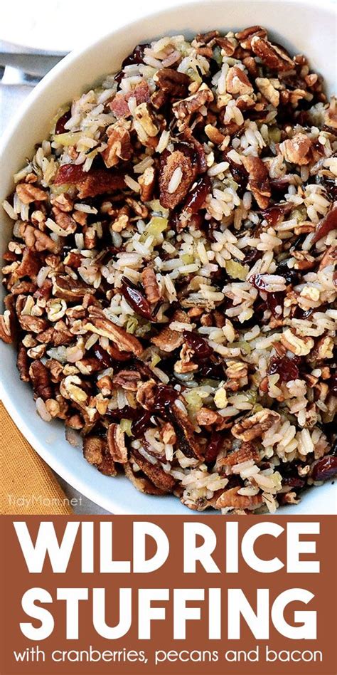 Remove pan from heat, and transfer mixture to bowl with sausage and vegetables. Wild Rice Turkey Dressing Recipes : Herb Mushroom And Wild ...