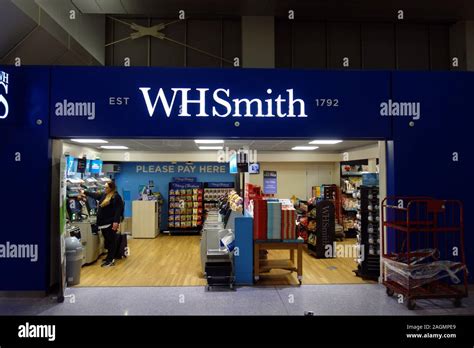 W H Smiths Shop At Manchester Airport Departure Lounge Terminal 2