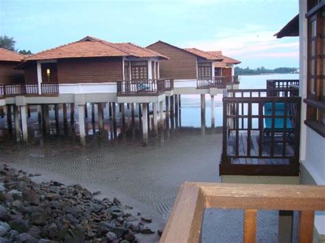 The avillion port dickson sits on 23 acres of private tropical coastline, facing the strait of malacca. The view from my water chalet - Picture of Avillion Port ...